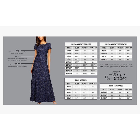 ❗️FINAL❗️ 🆕 ALEX EVENINGS Fit & Flare Sequined Formal Dress 🔴🔴 - Picture 7 of 7